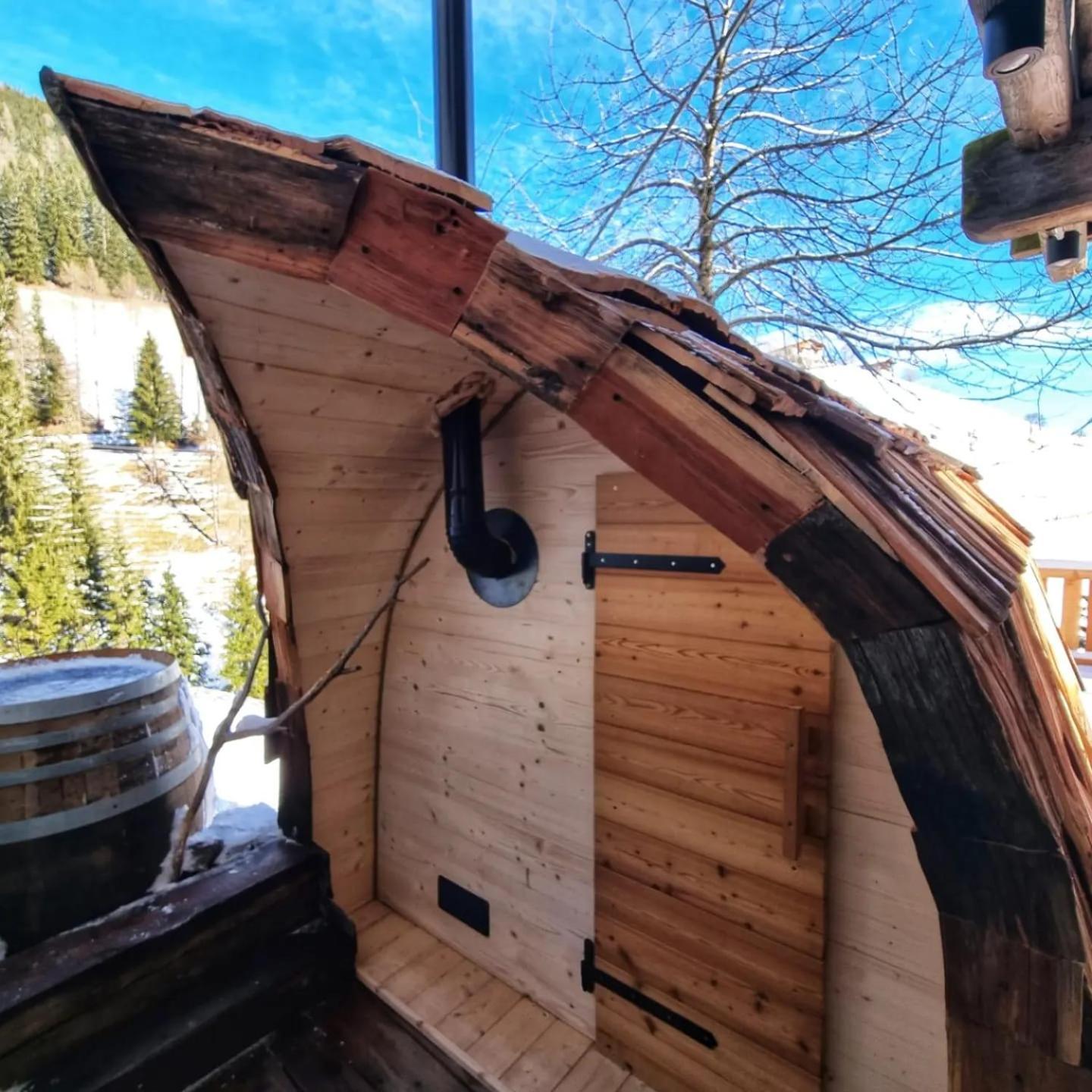 Chalet Laugenblick St. Walburg Exterior foto